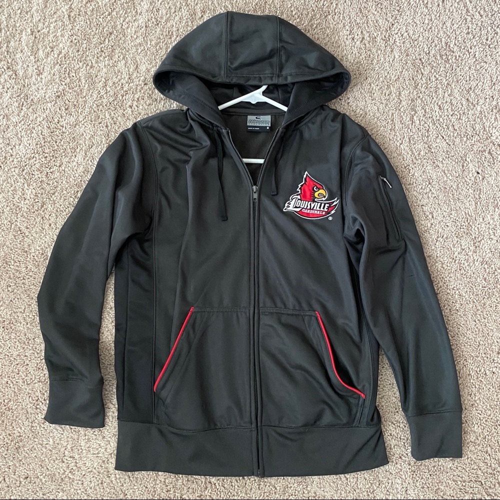 Louisville Cardinal Full Zip Hoodie